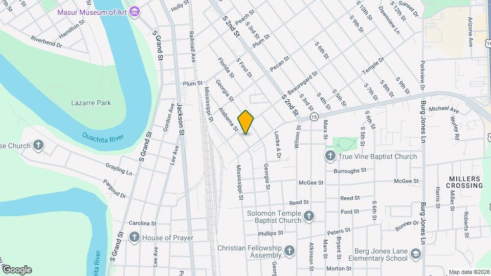 1609 Alabama St Map and Location Details