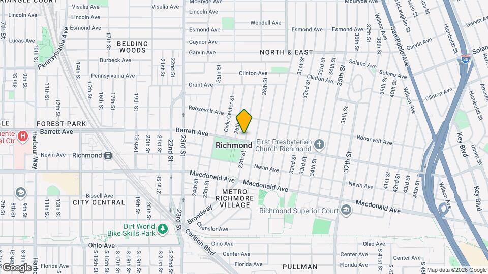 503 27th St Map and Location Details