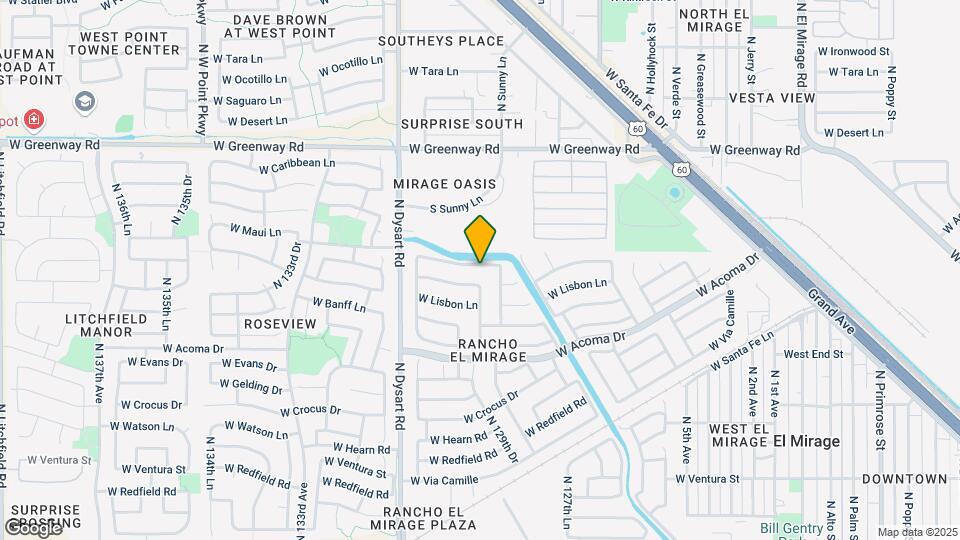12927 W Port Royale Ln Map and Location Details
