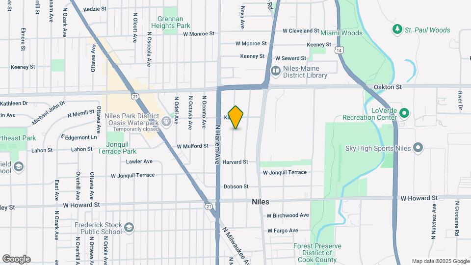 7825 Nora Ave Map and Location Details