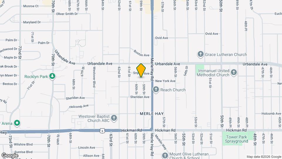 5905 New York Ave Mapa y Detalles de la Ubicación