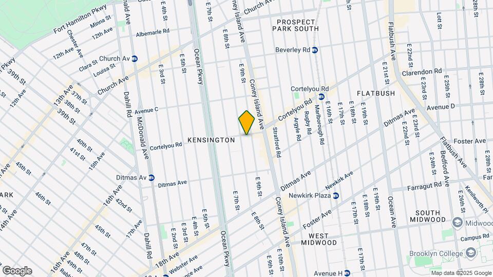 800 Cortelyou Rd Map and Location Details