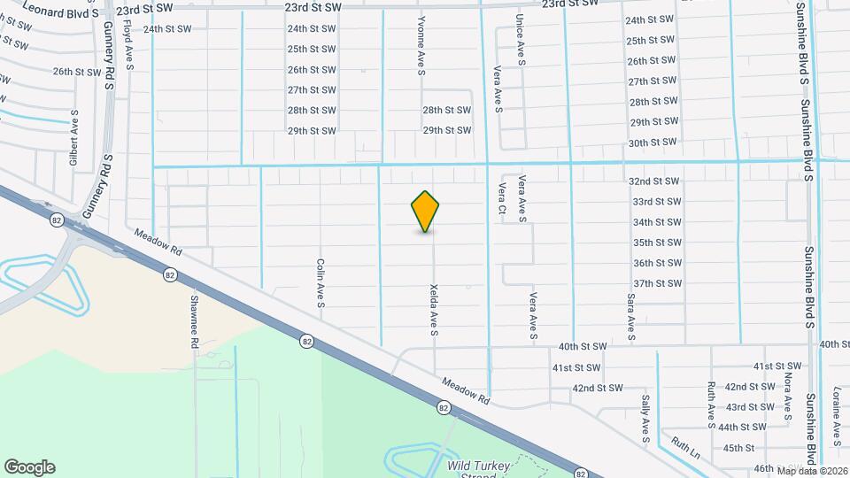 3802 35th St SW Map and Location Details