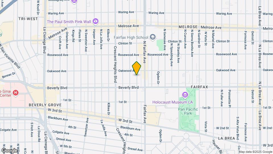 345 Hayworth Ave Map and Location Details