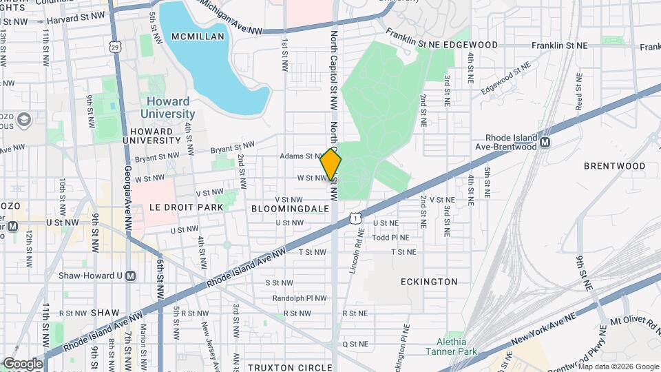 2124 North Capitol St NW Map and Location Details