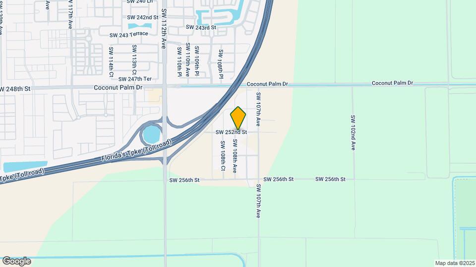 25205 SW 108th Ave Mapa y Detalles de la Ubicación