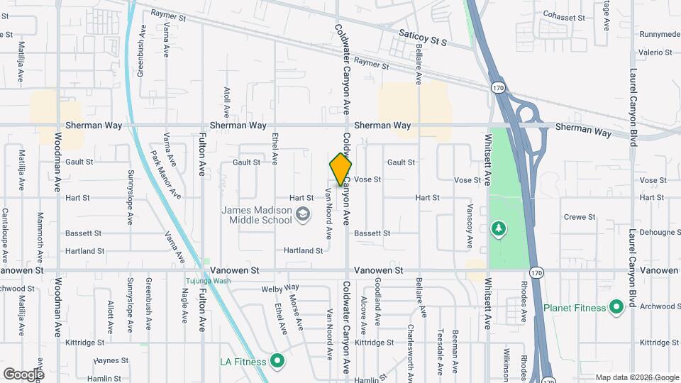 7009 Coldwater Canyon Ave, Unit 26 Mapa y Detalles de la Ubicación