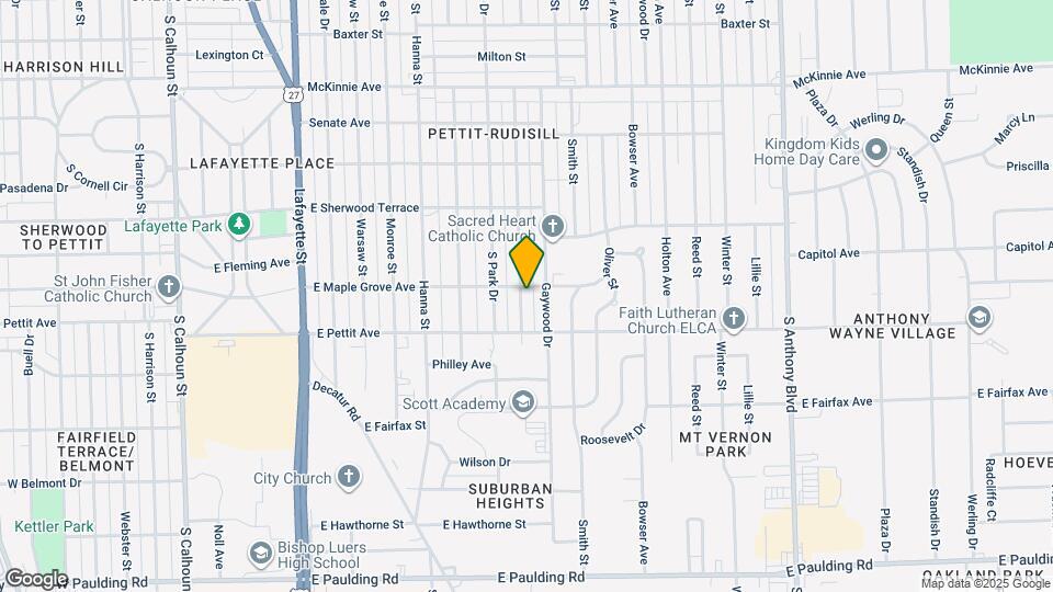 4805 Spatz Ave Map and Location Details