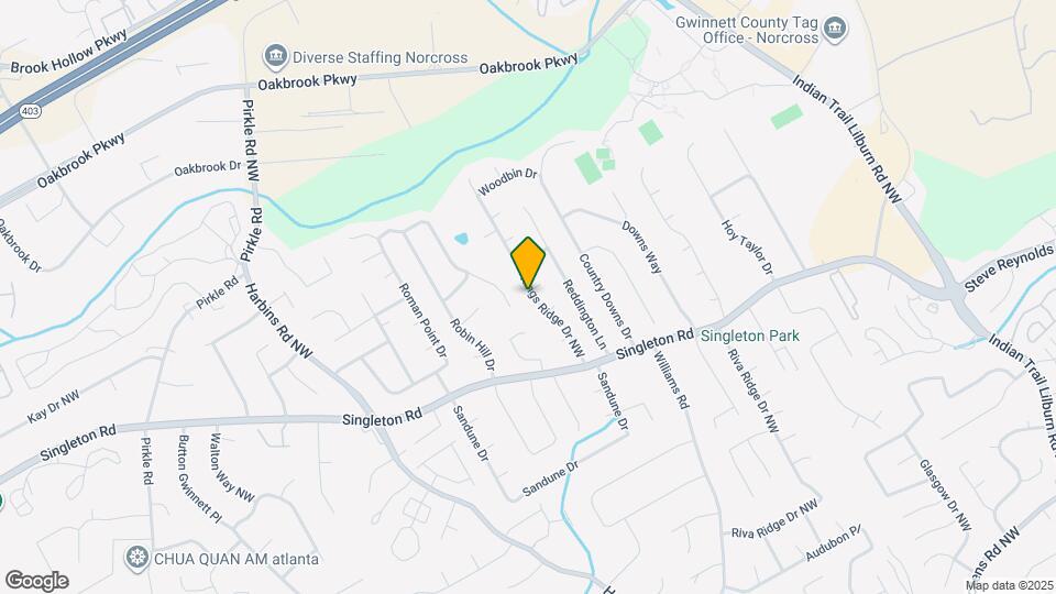 1422 Kings Ridge Dr NW Map and Location Details