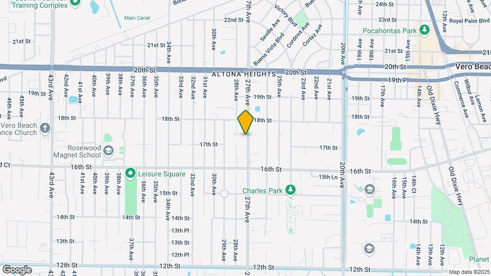 1719 27th Ave Map and Location Details