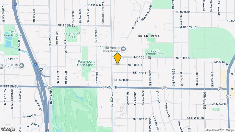 1521 NE 148th St Map and Location Details