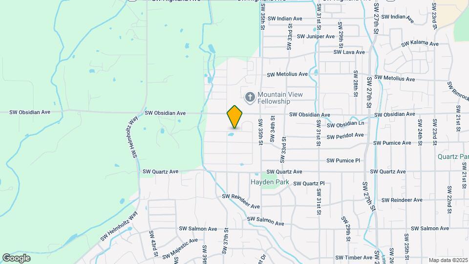3628 SW Obsidian Pl Map and Location Details