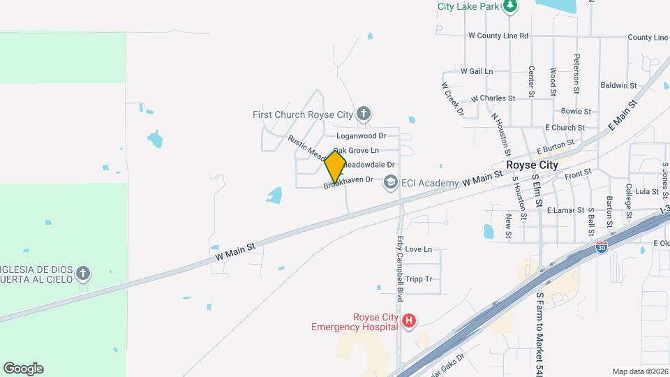 917 Brookhaven Dr Map and Location Details