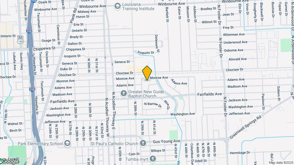 4005 Adams Ave Map and Location Details