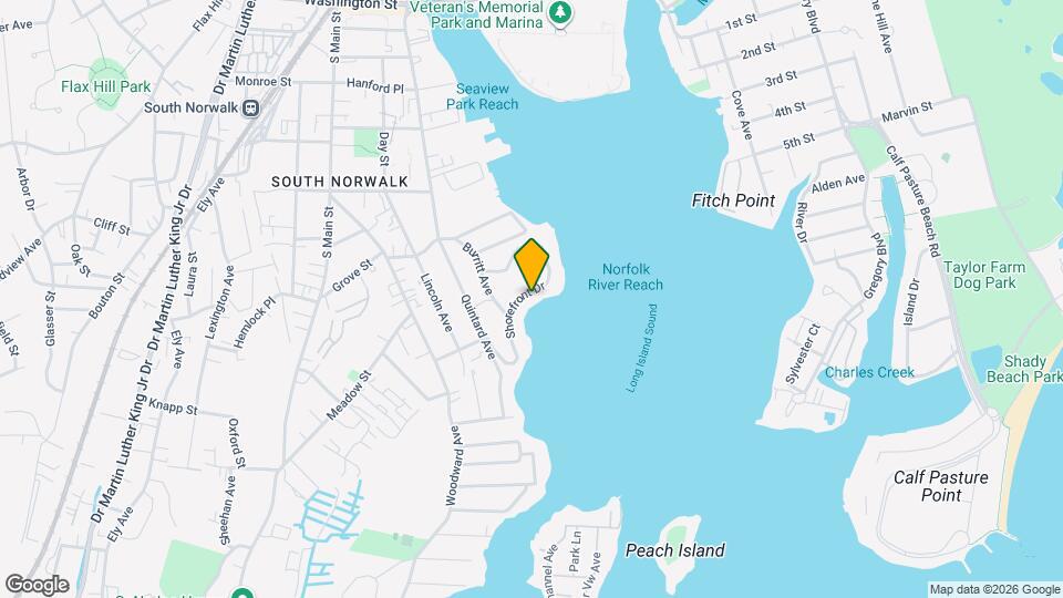 50 Shorefront Park Map and Location Details