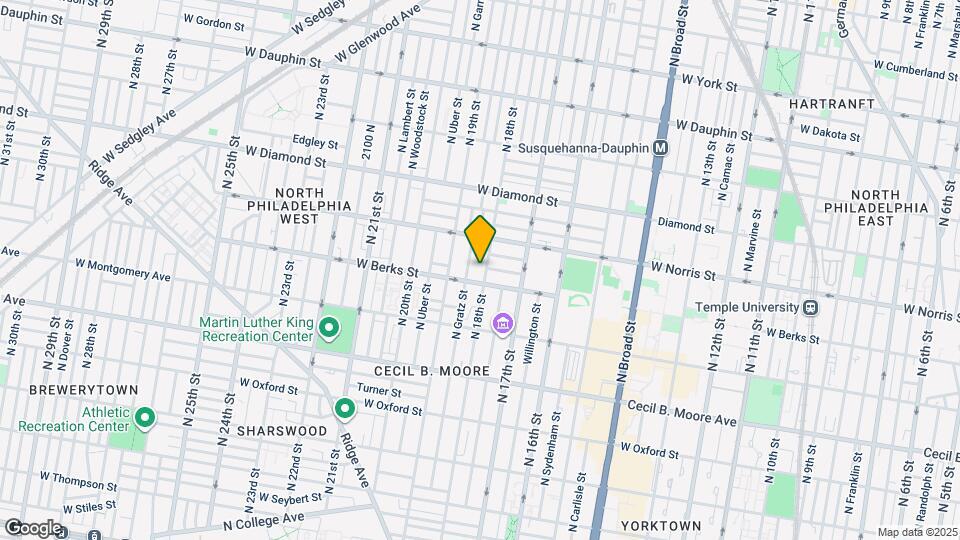 1916 N 18th St Map and Location Details