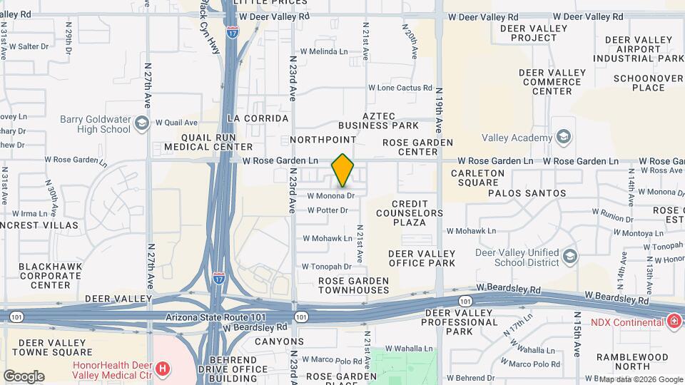 2142 W Monona Dr Mapa y Detalles de la Ubicación