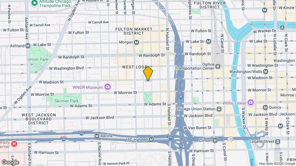 917 W Madison St Map and Location Details
