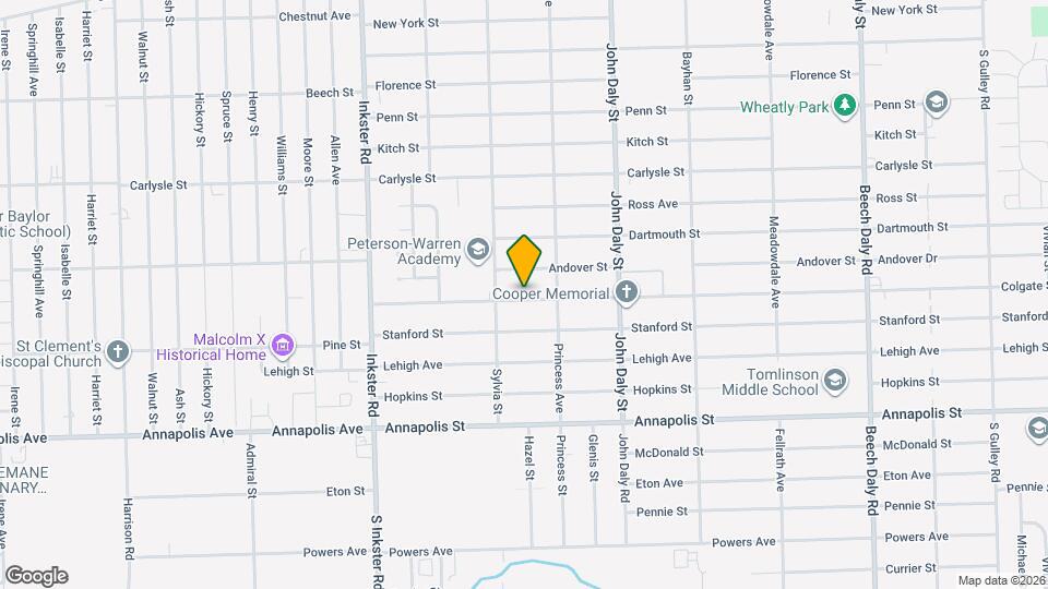 26912 Colgate St Map and Location Details