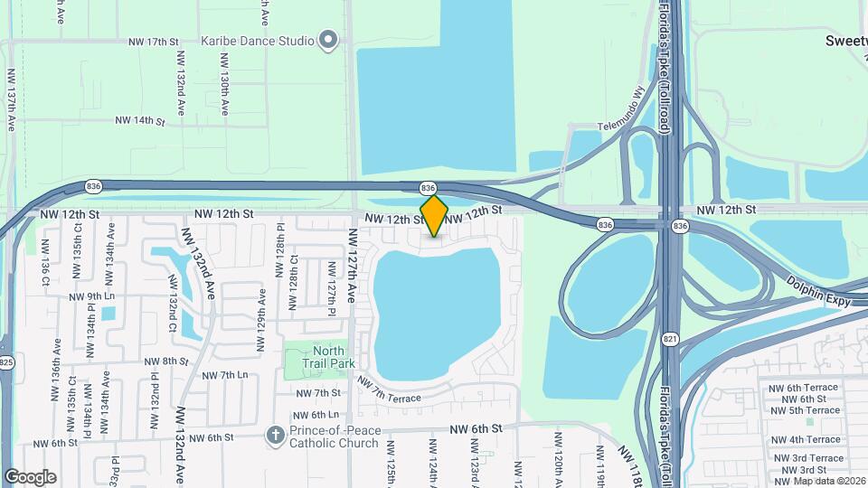 12527 NW 11th Ln Map and Location Details
