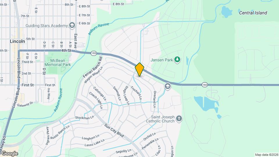 1053 Overland Ln Map and Location Details