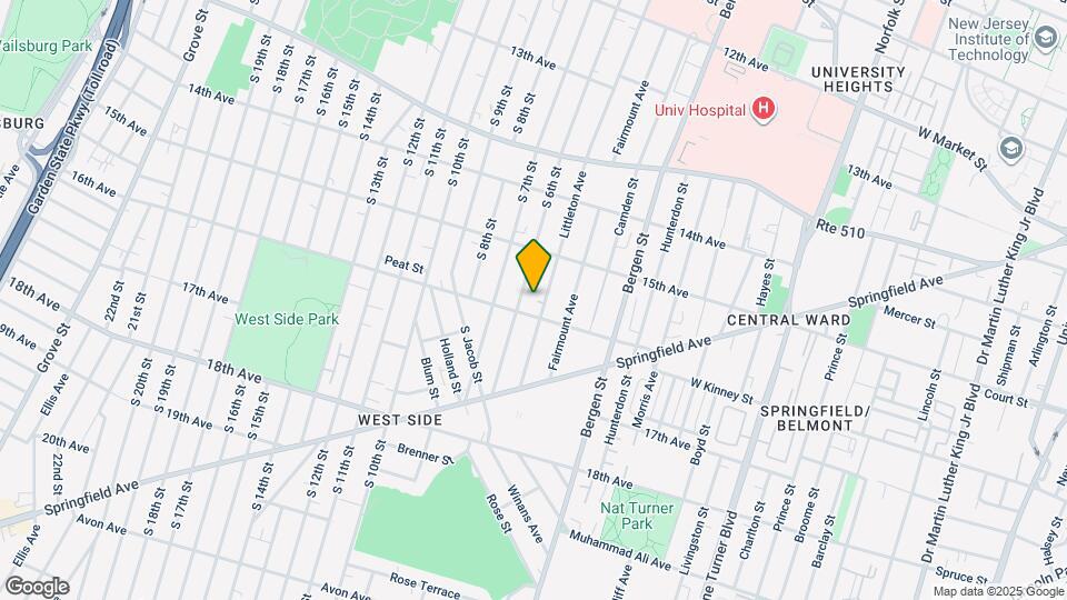 356 S 6th St Map and Location Details