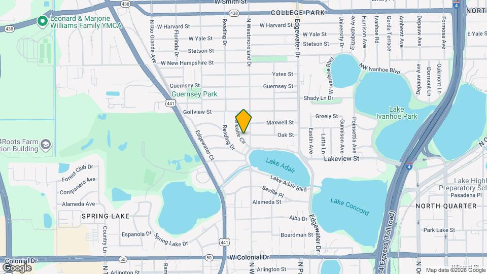 1119 Belleaire Cir Map and Location Details