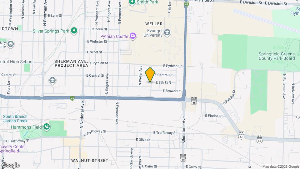 1537 E Brower St Map and Location Details