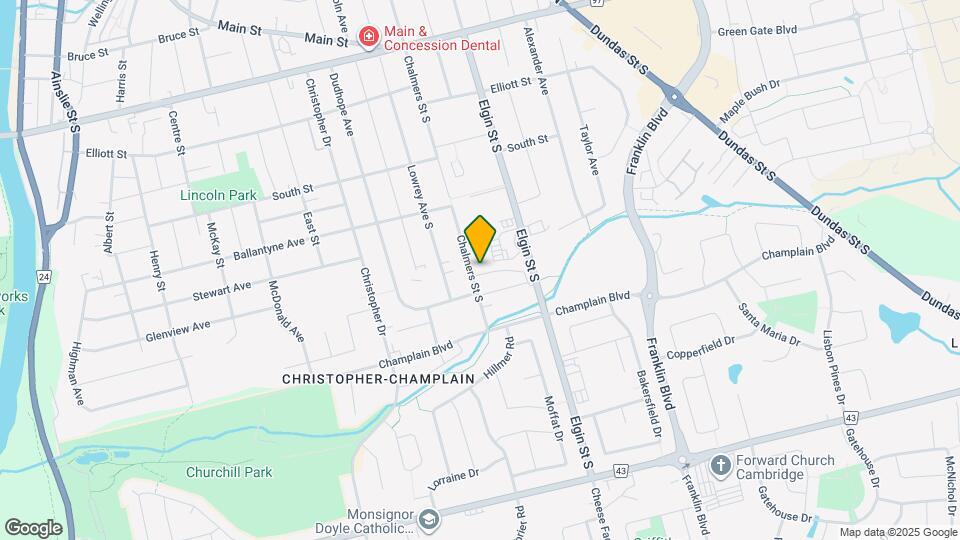 135 Chalmers St S Map and Location Details