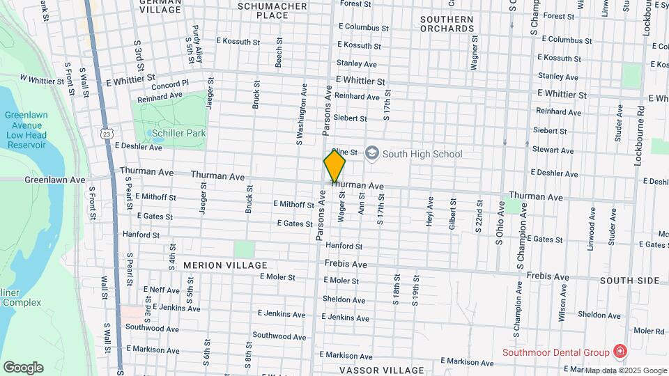497-499-499 Thurman Ave Mapa y Detalles de la Ubicación