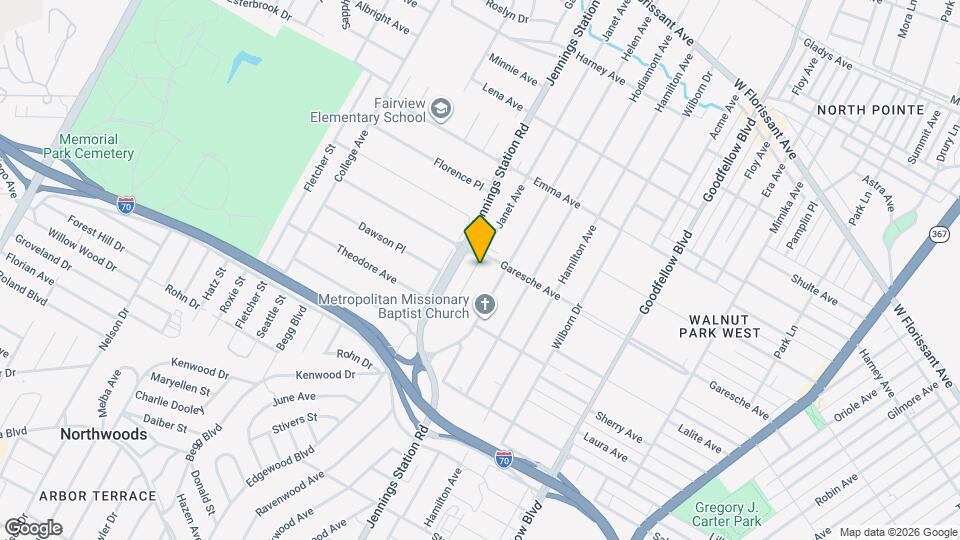 5346 Janet Ave Mapa y Detalles de la Ubicación