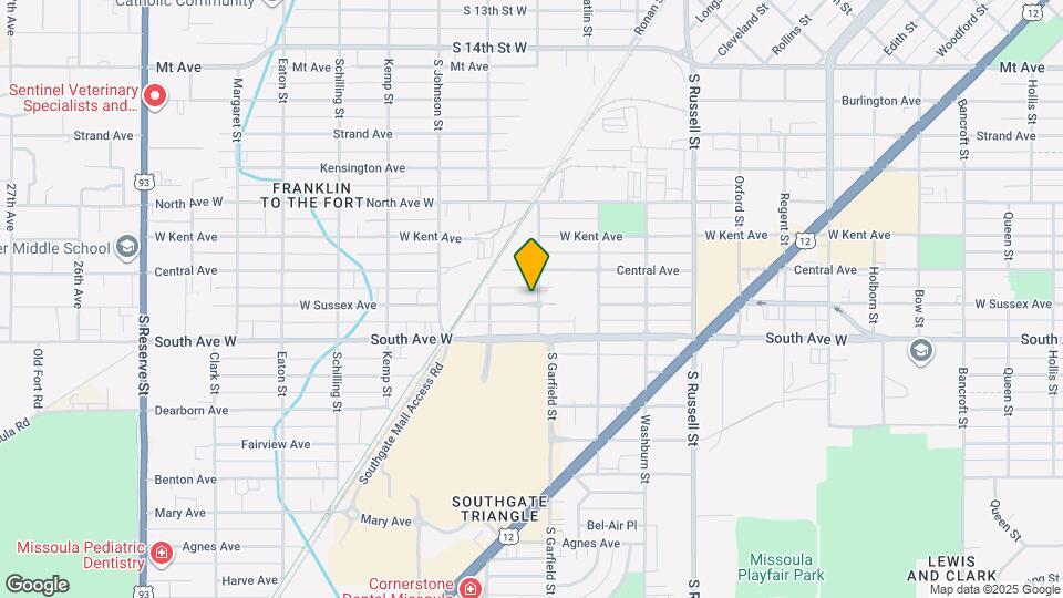 1804 W Sussex Ave Map and Location Details