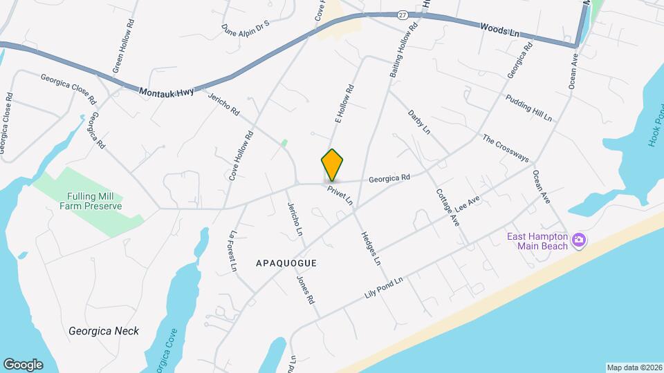 156 Georgica Rd Map and Location Details