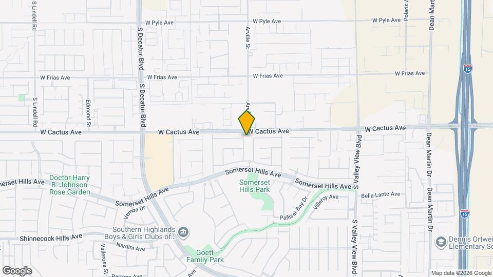 10530 Santerno St Map and Location Details