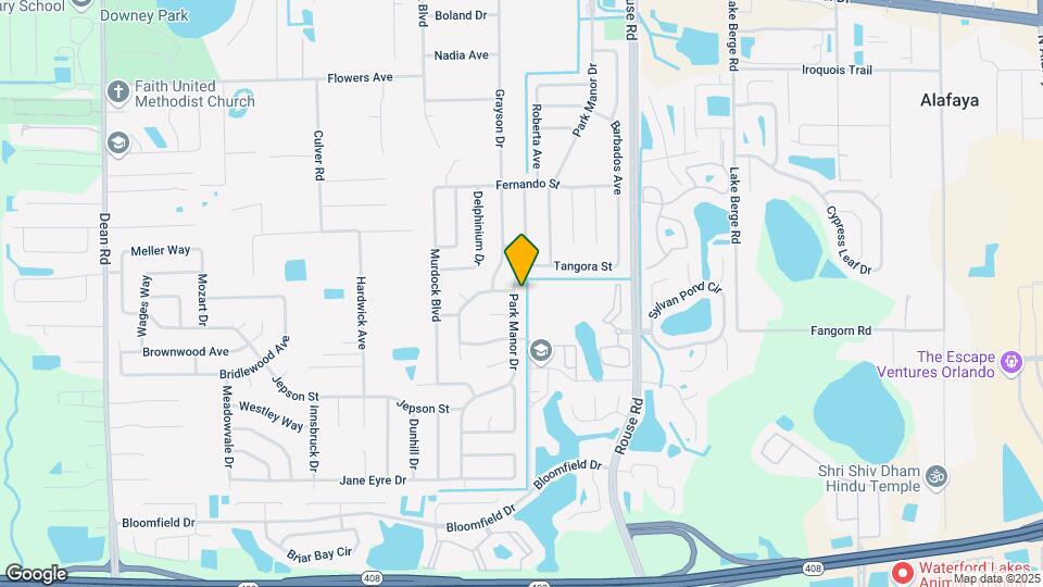 881 Park Manor Dr Map and Location Details