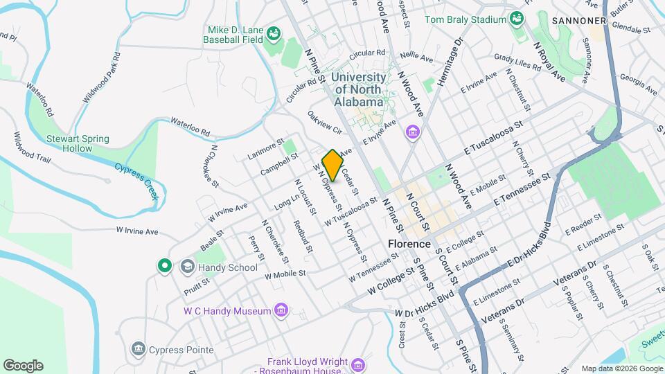 438 N Cypress St, Unit A Mapa y Detalles de la Ubicación