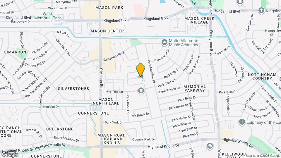 21607 Park Wick Ln Map and Location Details