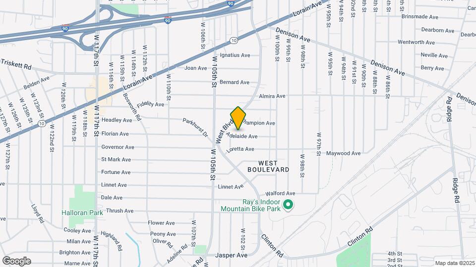 10310 Adelaide Ave Map and Location Details