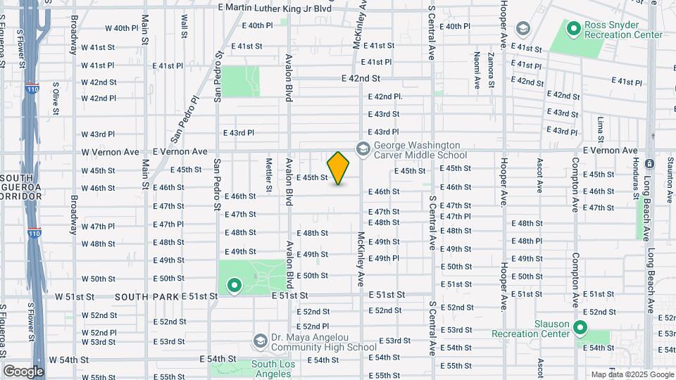 759 E 46th St Map and Location Details