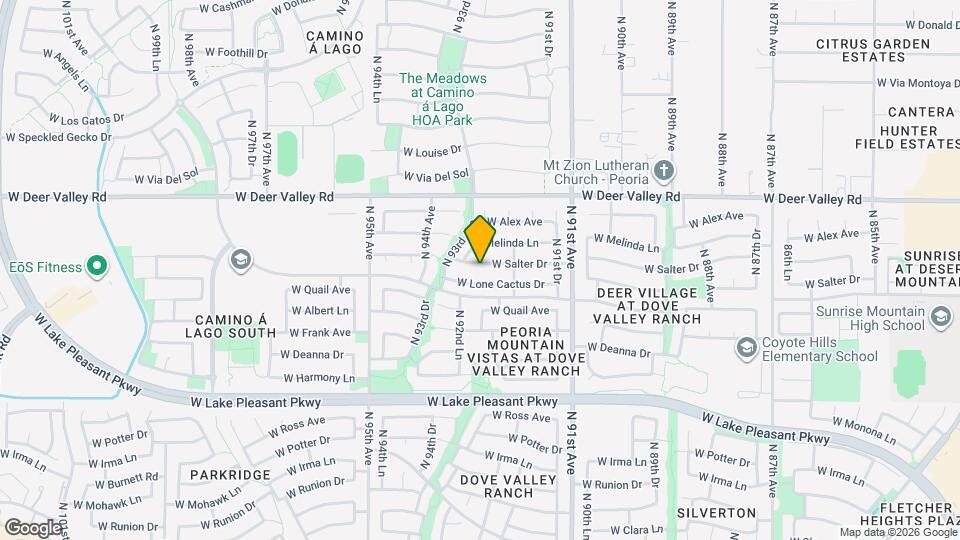 9231 W Salter Dr Mapa y Detalles de la Ubicación