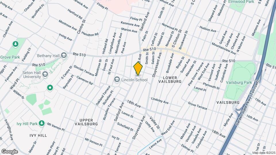 532 Sanford Ave Mapa y Detalles de la Ubicación