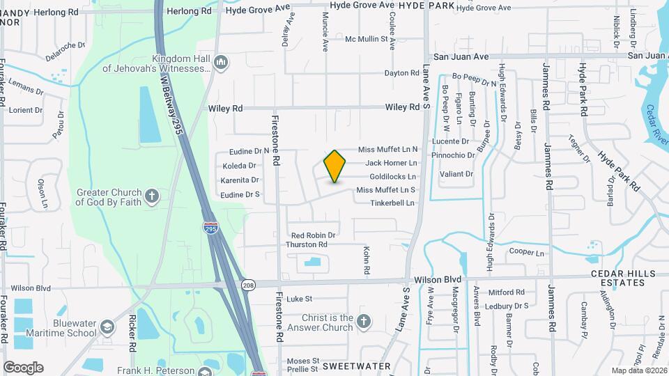 6955 Miss Muffet Ln S Map and Location Details