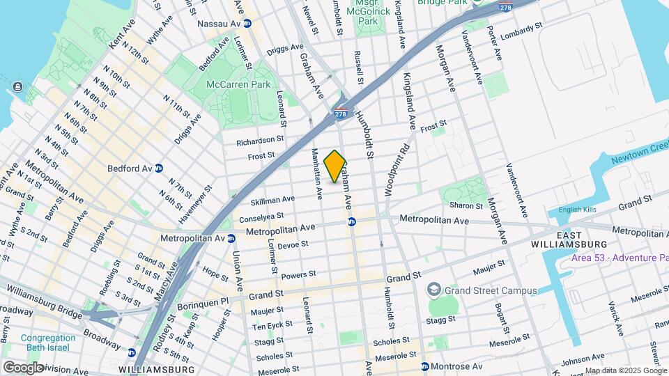 143-145 Skillman Ave Mapa y Detalles de la Ubicación