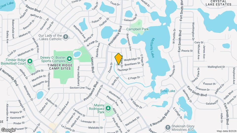 1111 Hastings Dr Map and Location Details