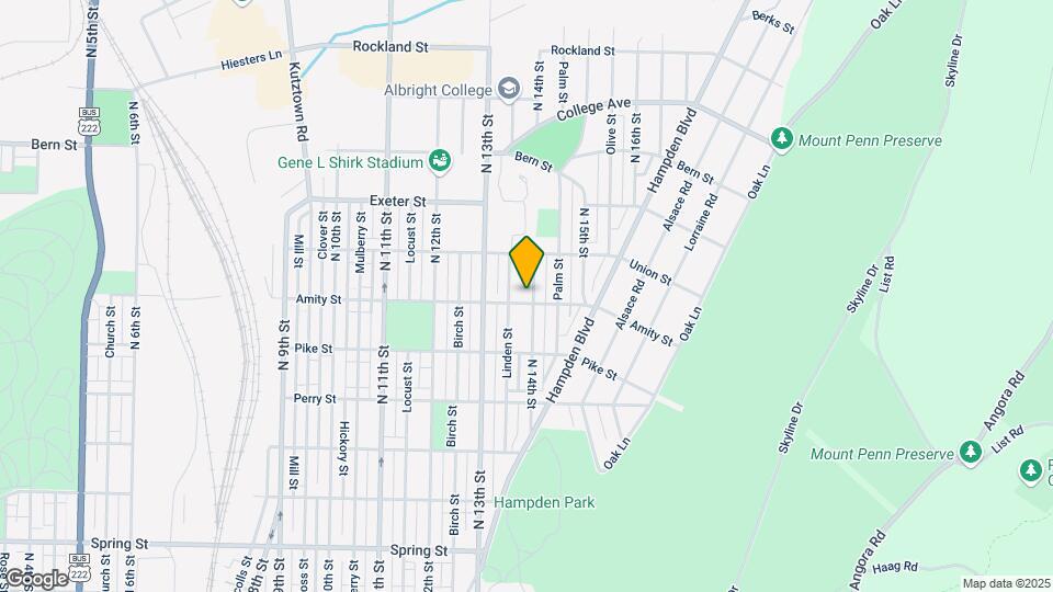 1502 N 14th St Map and Location Details
