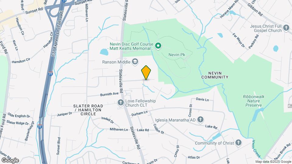 6606 Nevin Glen Dr Map and Location Details