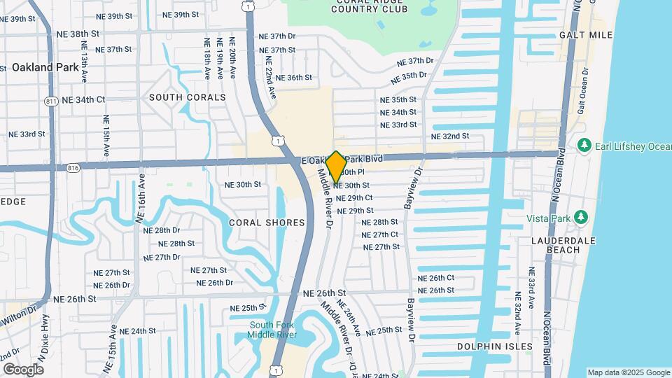 2506 NE 30th St Map and Location Details