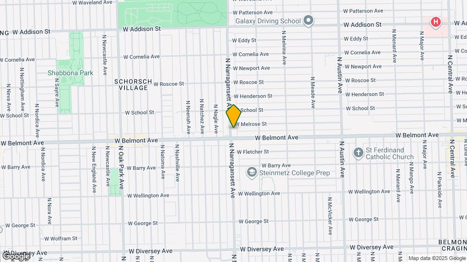 3215 N Narragansett Ave, Unit K08J Map and Location Details