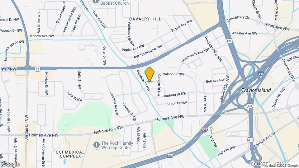 2915 Battle Dr NW Map and Location Details