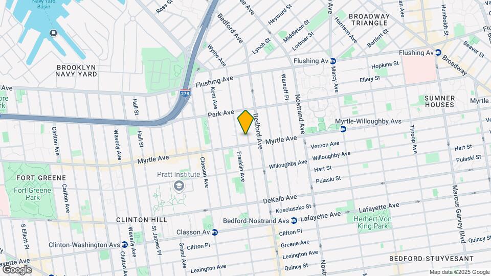 118 Skillman St Map and Location Details